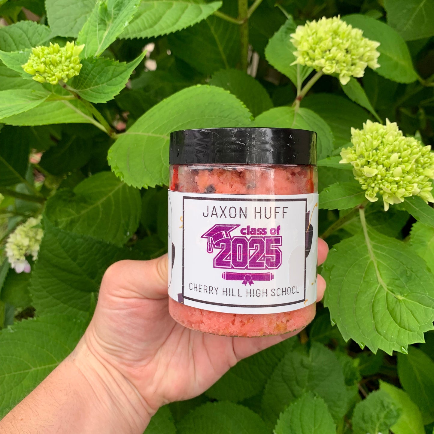 Custom Labeled Cake Jars