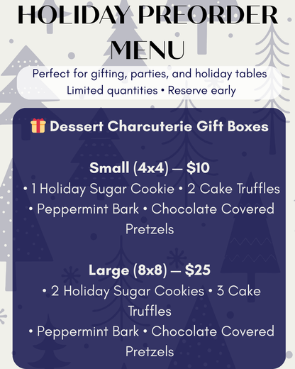 Holiday Dessert Pre-Orders — Gift Boxes