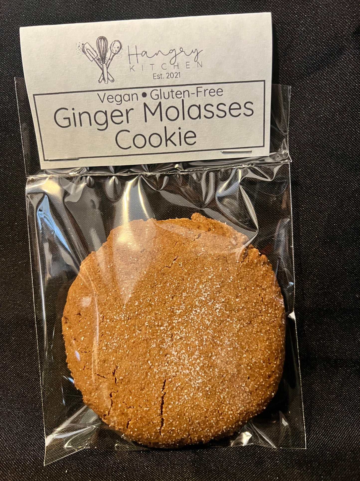 Ginger Molasses Cookie (Vegan and Gluten Free)