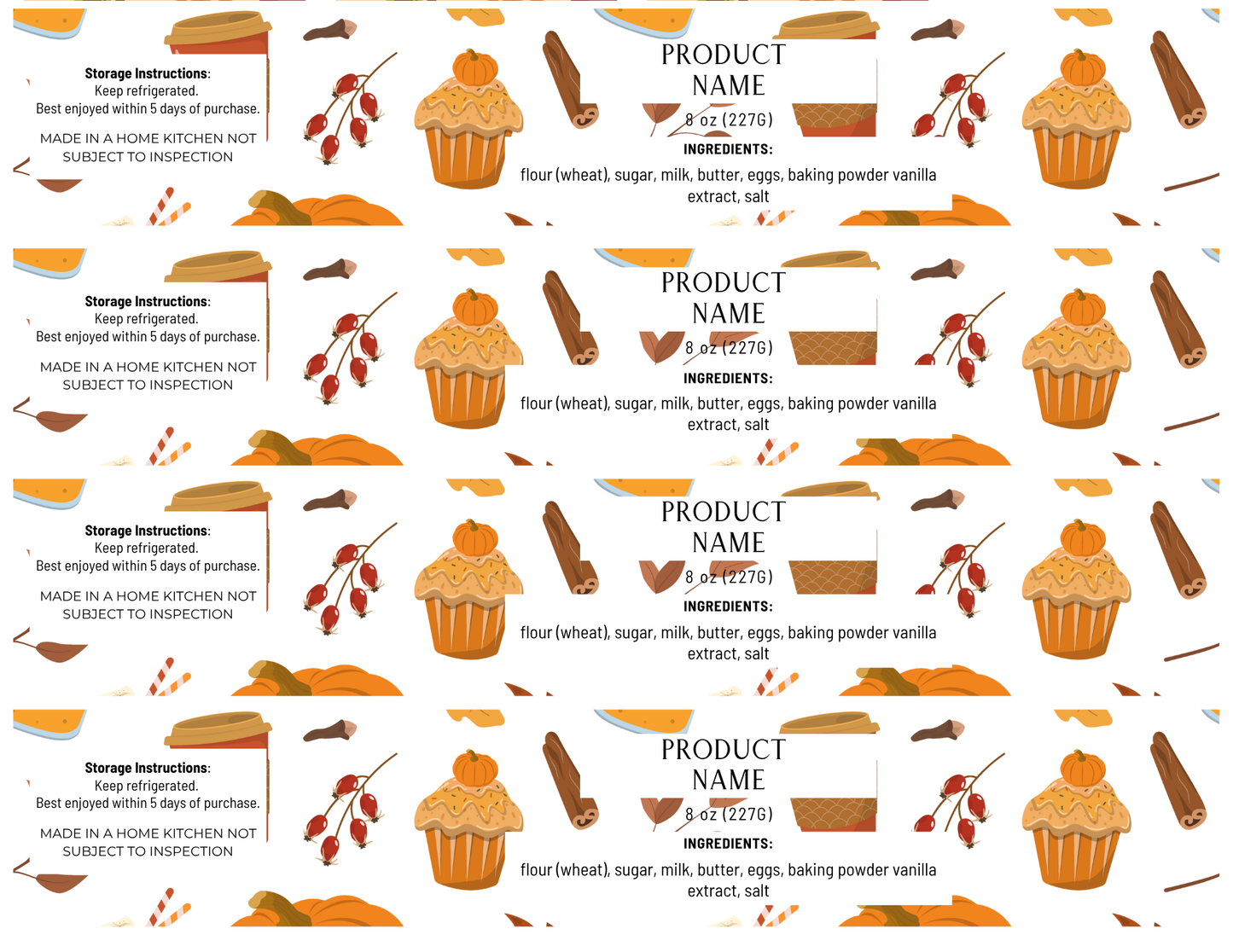 Editable Theme Labels *Fall and Winter*