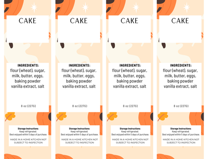 Editable Theme Labels *Fall and Winter*
