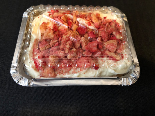 Vegan Strawberry Crunch Cake